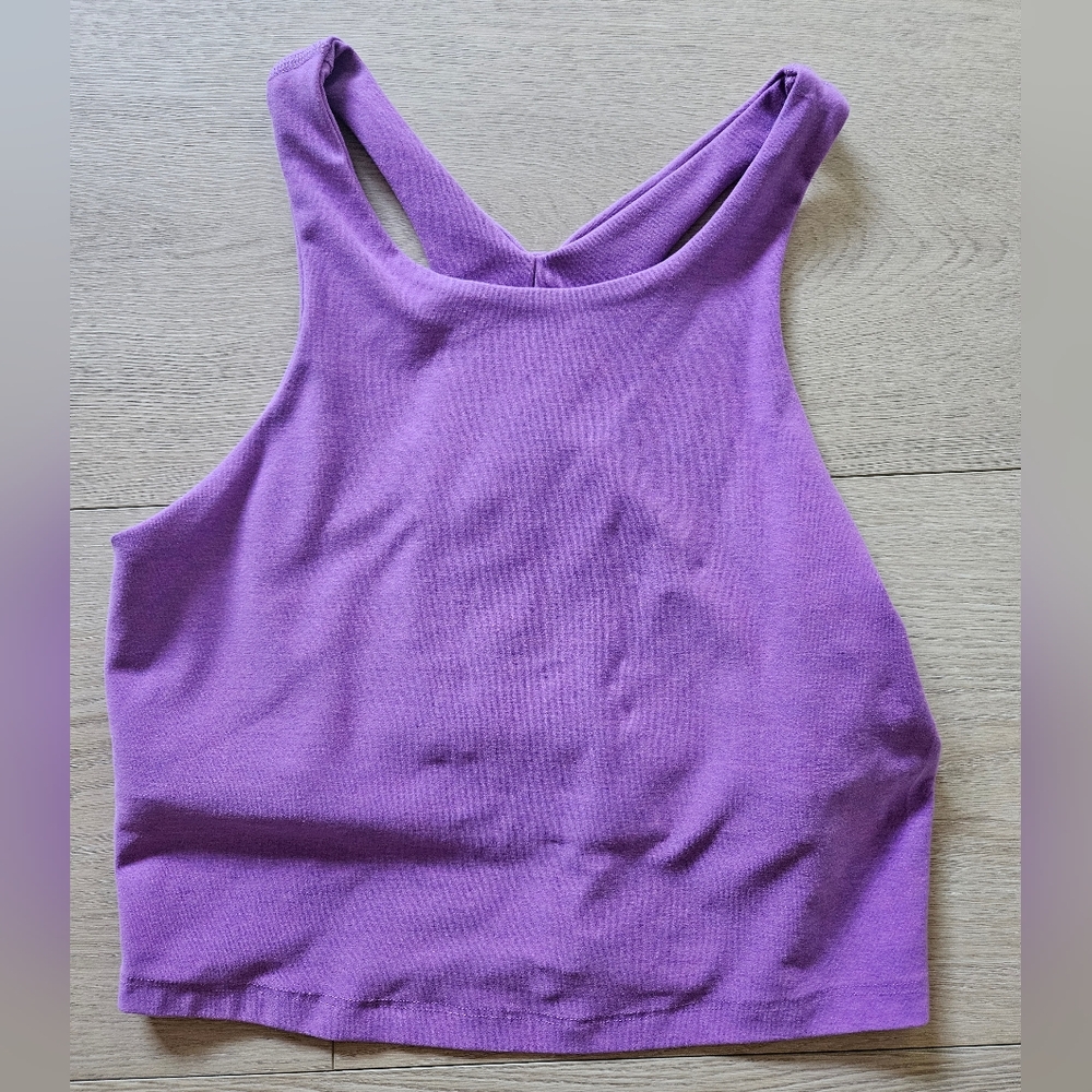 Beyond Yoga Purple Racerback Tank Size M
